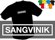 SANGVINIK (trička s potiskem - tričko volný střih)