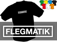 FLEGMATIK (trička s potiskem - tričko volný střih)
