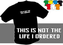 JINÝ ŽIVOT (trička s potiskem - tričko volný střih)