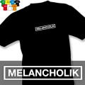 MELANCHOLIK (trička s potiskem - tričko volný střih)