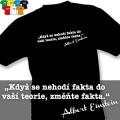 EINSTEIN - FAKTA (trička s potiskem - tričko volný střih)