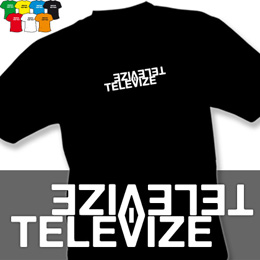 TELEVIZE (trička s potiskem - tričko volný střih) - zvětšit obrázek